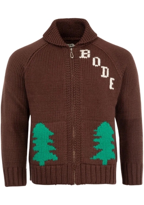 BODE Fir cardigan - Brown