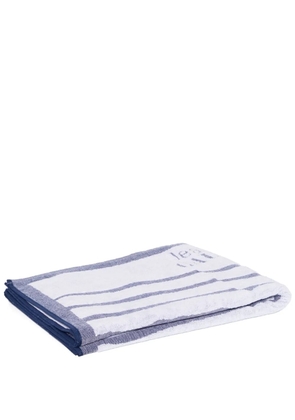 Jean Paul Gaultier striped beach towel - Blue