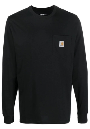 Carhartt WIP chest logo-patch detail T-shirt - Black