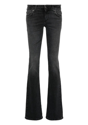 Fiorucci logo-patch bootcut jeans - Black