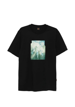 BOSS graphic-print T-shirt - Black