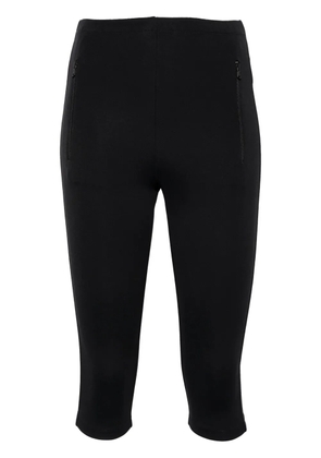 WARDROBE.NYC jersey capri leggings - Black