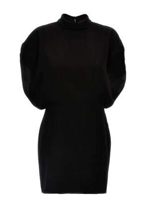Max Mara mock-neck mini dress - Black