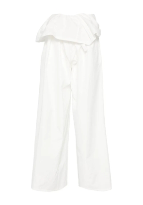 WARDROBE.NYC wide-leg trousers - White