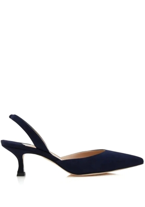 Manolo Blahnik Carolyne 70mm slingback pumps - Blue