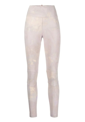Moncler Grenoble abstract pattern leggings - Neutrals