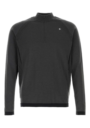 Stone Island zip-fastening polo shirt - Grey