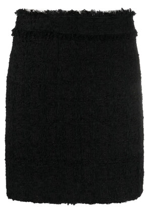 Dolce & Gabbana tweed high-waist skirt - Black
