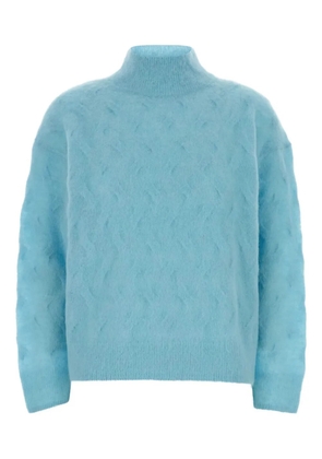 Calvin Klein ribbed-cuff sweater - Blue