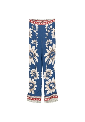 FARM Rio floral trousers - Blue