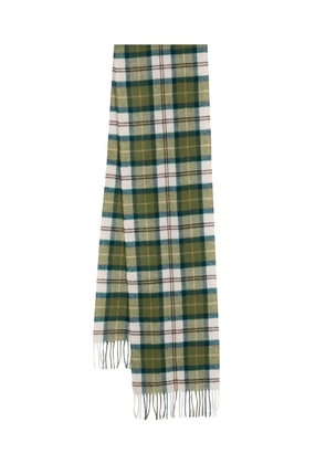 Barbour tartan lambswool scarf - Green