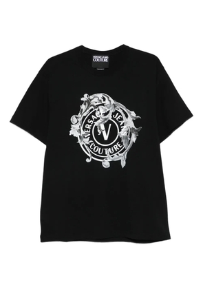 Versace Jeans Couture Porcelain Barocco-print cotton T-shirt - Black