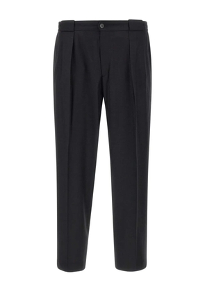 Briglia 1949 pleated wool-cashmere blend trousers - Black