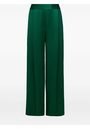 The Sei pleated satin trousers - Green
