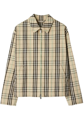 Burberry Vintage Check cotton jacket - Neutrals