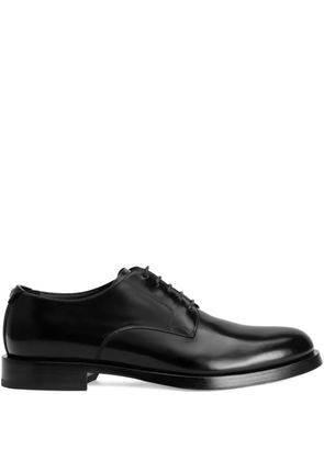 Dolce & Gabbana lace-up leather derby shoes - Black