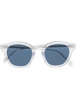Oliver Peoples round-frame tinted-lenses sunglasses - Blue