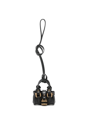 Chloé bag-charm key chain - Black