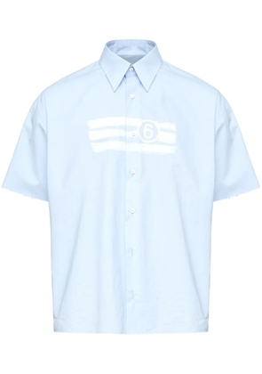 MM6 Maison Margiela numbers-motif shirt - Blue