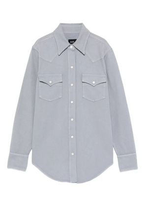 A.P.C. flap-pockets shirt - Grey