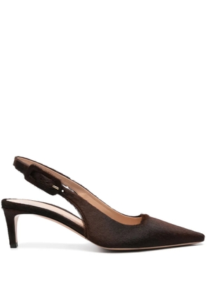 Gianvito Rossi 65mm Lindsay slingback pumps - Brown