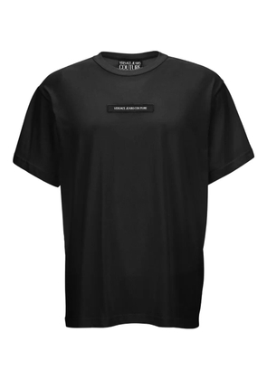 Versace Jeans Couture logo-patch T-shirt - Black