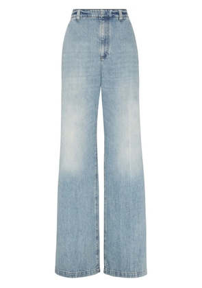 Brunello Cucinelli high-rise wide-leg jeans - Blue