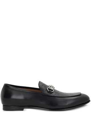 Gucci horsebit-plaque loafers - Black