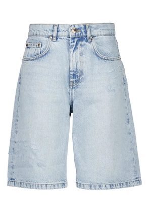 Casablanca distressed denim shorts - Blue