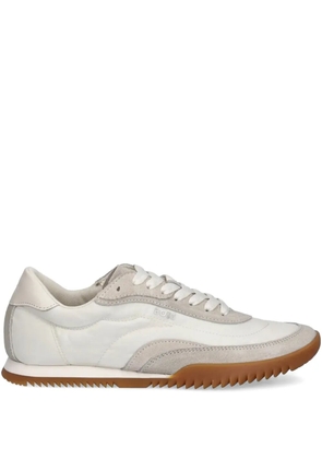 BOSS panelled sneakers - White