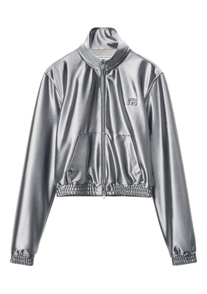 Alexander Wang satin track jacket - Silver