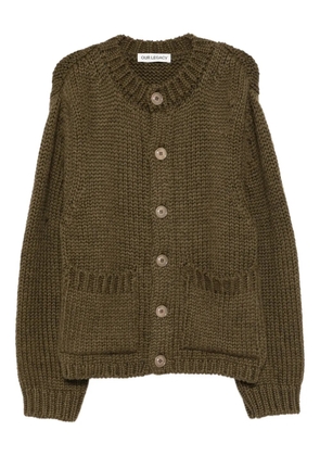 OUR LEGACY Over cardigan - Green