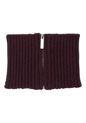 SA SU PHI zip-up neck warmer - Red