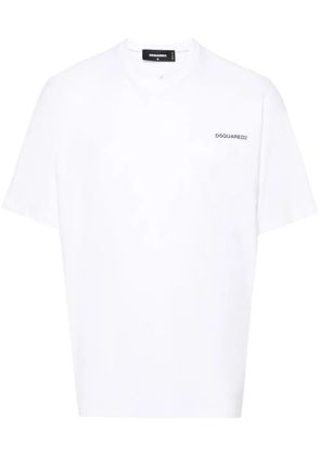 DSQUARED2 logo-print cotton T-shirt - White