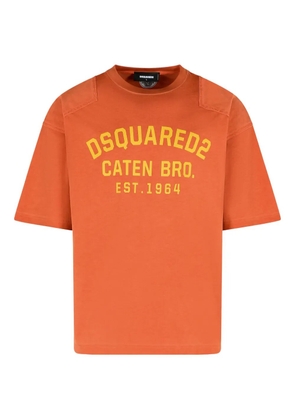 DSQUARED2 logo-print T-shirt - Orange