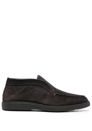 Santoni round toe ankle boots - Brown