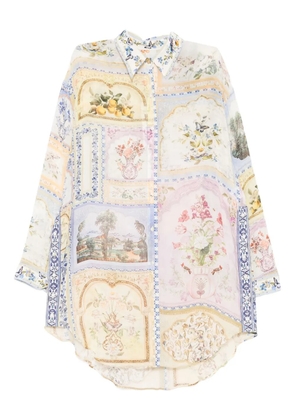 Camilla Botanical Ballads shirt - Neutrals