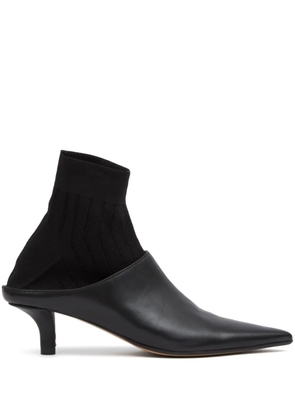 MM6 Maison Margiela pointes-yoe ankle boots - Black