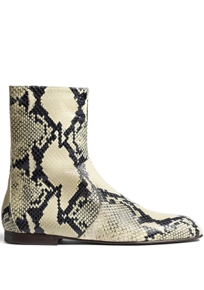 KHAITE Colt ankle boots - Neutrals