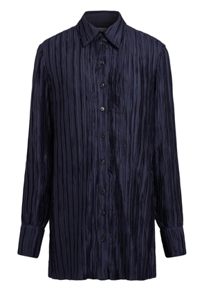 16Arlington Marley pleated shirt - Blue