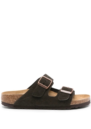 Birkenstock Arizona suede slides - Brown