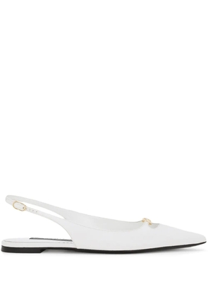 Dolce & Gabbana 70mm Slingback Shoes - White