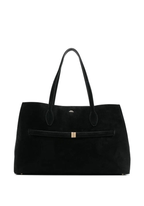TOTEME suede shoulder bag - Black