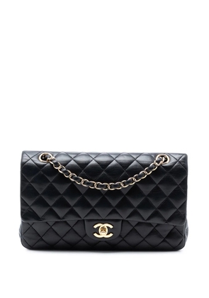 CHANEL Pre-Owned 2009-2010 Medium Classic Lambskin Double Flap shoulder bag - Black