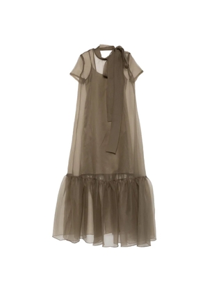 STAUD Calluna ruffled maxi dress - Green