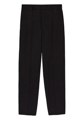Jil Sander straight-leg wool trousers - Black