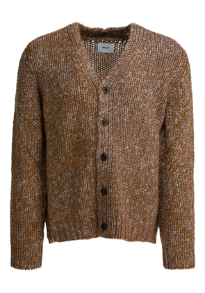 NN07 buttoned wool cardigan - Brown