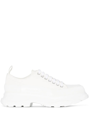 Alexander McQueen Tread Slick cotton sneakers - White