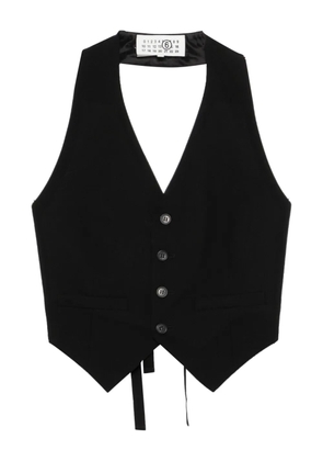MM6 Maison Margiela buttoned waistcoat - Black