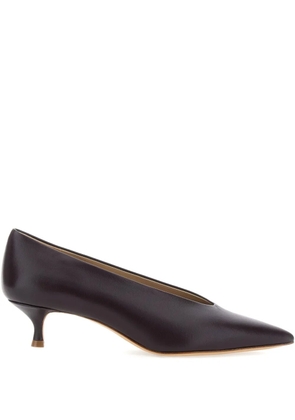 Le Monde Beryl 40mm Babouche pointed-toe pumps - Purple